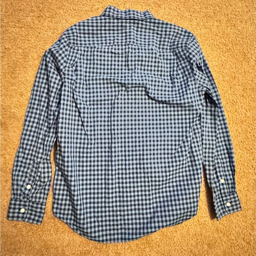 Ralph Lauren Kids Blue and Black Plaid Shirt